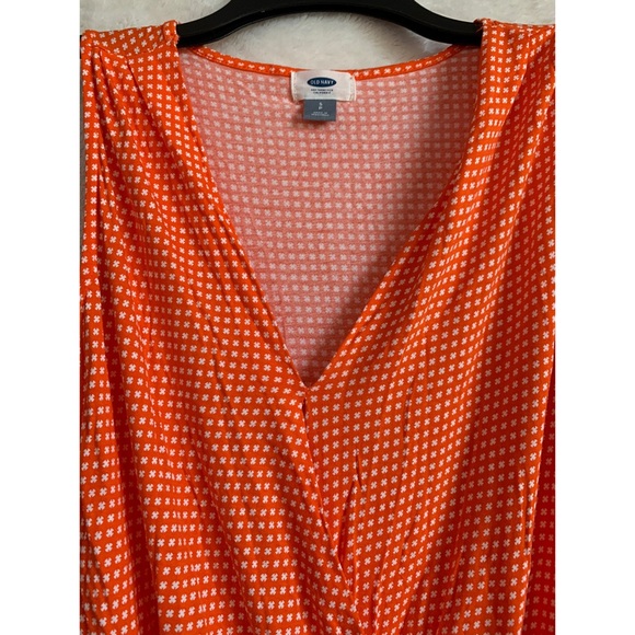 Orange Patterned Top - Picture 2 of 4